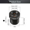 Picture of Fielect 8mm CCTV Camera Lens 720p Pixels 1/3" Security Camera Len for CCTV IP Camera Panoramic M12,2Pcs