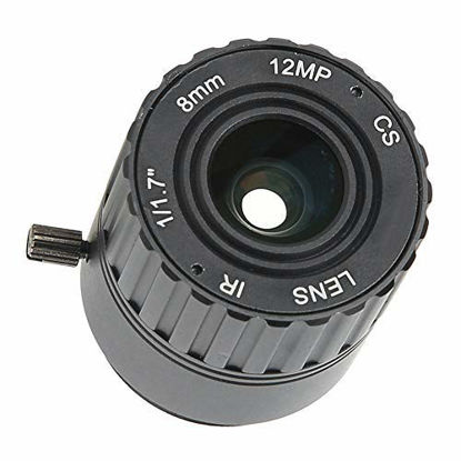 Picture of Xinwoer CS Mount CS Interface Fixed Lens 1/1.7 Lens Video Call for Surveillance Cameras CS Interface F1.2 Relative Aperture Most Compatible Models