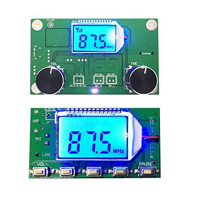 Picture of Digital Audio Transmitter Stereo DSP PLL Module 88-108MHz MIC USB Input + Digital FM Radio Wireless Receiver Module 76-108MHz