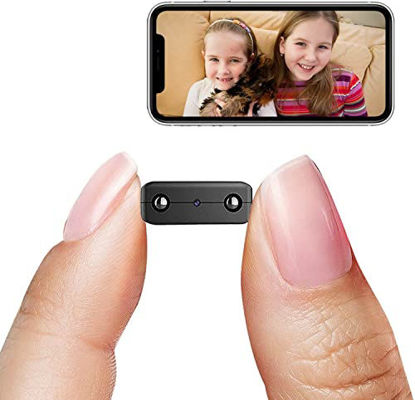 Mini Spy Hidden Camera 4K Ultra HD, WiFi Wireless Nanny Cam Small Cameras  for Home Security, Tiny Secret Surveillance Cam Indoor, Motion Detection,  Night Vision, Battery, Recording, App, MW5 
