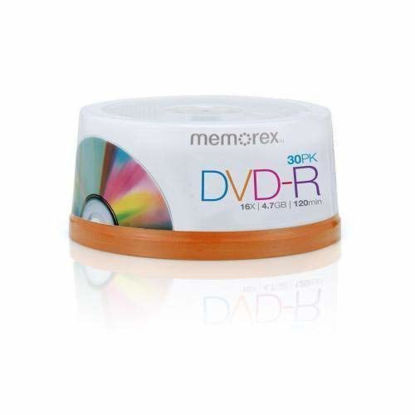 Picture of Memorex Brand 16X Logo Blank DVD-R Disc 30-Pack