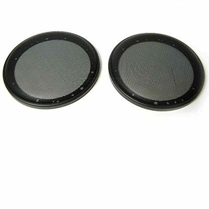 Picture of MACHSWON 2 Piece 6.5"Black DIY Car Speaker Cover Guard Protector Enclosure Grill