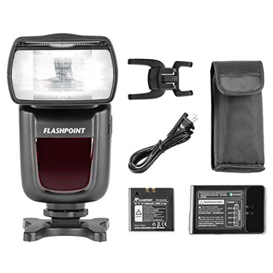 Picture of Flashpoint Zoom Li-on R2 TTL On Camera Flash Speedlight for Sony, 2.4G 1/8000 HSS Wireless Flash Speedlite Photography w/1.5 sec. Recycle Time, 11.1V 2000mAh Li-ion Battery, 650 Full-PowerFlashes