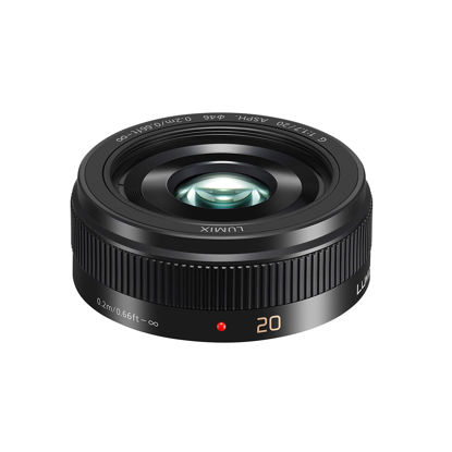 Picture of Panasonic LUMIX G 20MM F1.7 II ASPH LENS H-H020AE-K for MIRRORLESS MICRO FOUR THIRDS - International Version (No Warranty)