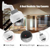 Picture of Mugast Solar Security Camera, Waterproof Dome Shape Dummy Camera for Indoor & Outdoor, Solar & Battery Power Supply, Flashing LED Light