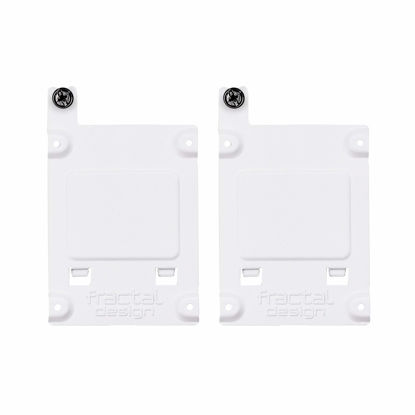 Picture of Fractal Design SSD Bracket Kit Accessory - Type A - 2,5" - Thumbscrew - White (2-Pack)