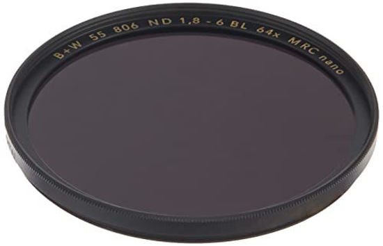 Picture of B+W 55mm 1.8-64x Multi-Resistant Coating Nano Camera Lens Filter, Gray (66-1089223)