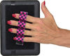 Picture of LAZY-HANDS 4-Loop Grip (x1 Grip) for e-Reader - FITS Most - Black & Pink Checkers