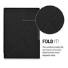 Picture of kwmobile Origami Case Compatible with Kobo Aura H2O Edition 1 - Case Ultra Slim Fit PU Leather Cover with Stand - Black