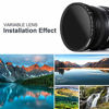 Picture of LIGINN 62mm ND Fader Variable Neutral Density Filter ND2 ND4 ND8 to ND400 Filter Lens for Camera