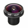 Picture of CCTV Lens, HD 5mp Fisheye View CCTV Wide Angle Camera Lens with 1.8mm Focal Length 180° Wide Angle for Fisheye Security Cam