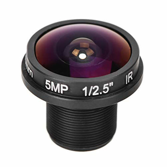 Picture of CCTV Lens, HD 5mp Fisheye View CCTV Wide Angle Camera Lens with 1.8mm Focal Length 180° Wide Angle for Fisheye Security Cam