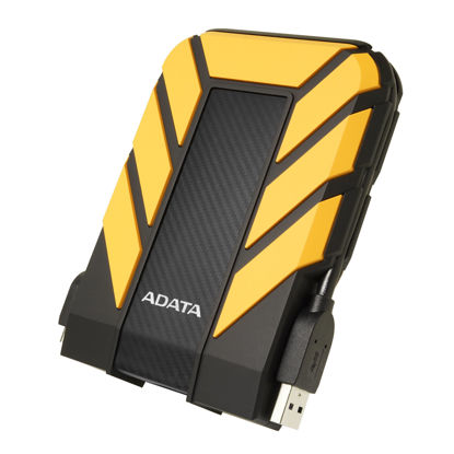 Picture of ADATA HD710 Pro 2TB USB 3.1 IP68 Waterproof/Shockproof/Dustproof Ruggedized External Hard Drive, Yellow (AHD710P-2TU31-CYL)