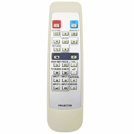 Picture of INTECHING RRMCGA398WJSA Projector Remote Control for Sharp PG-MB56X, PG-MB66X, XG-MB50X, XG-MB50X-L, XG-MB65X, XG-MB67X, XR-10S, XR-10S-L, XR-10X, XR-10X-L, XR-11XC, XR-11XC-L, XR-20S, XR-20X