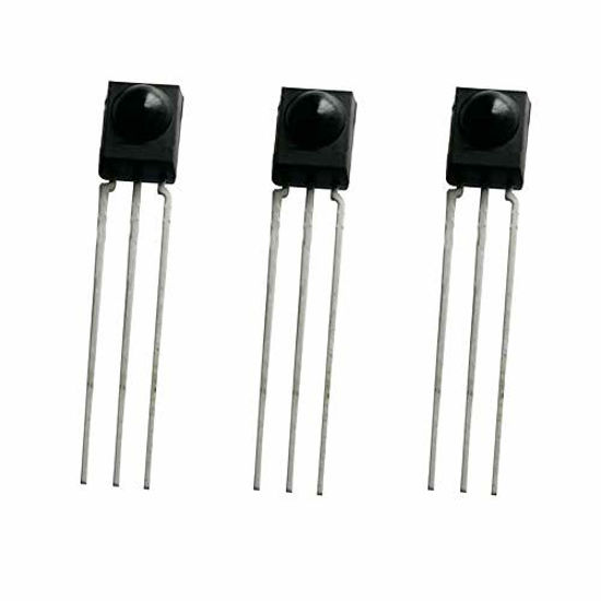 Picture of TSOP4838 38kHz Infrared (IR) Receiver for Arduino Remote Control Pack of 3