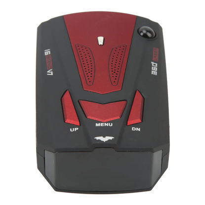 Picture of Car Radar Detector - Long Range Detection, 360 Degree Protection, City and Highway Modes, Voice Alerts, Built in GPS with Mute Memory(Red)