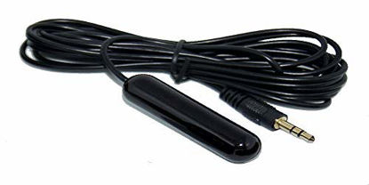 Picture of Universal (Mounts to The Back of The TV) 12V 30-60kHz Infrared (IR) Receiver Cable for All 12V Wired IR Repeater Blocks