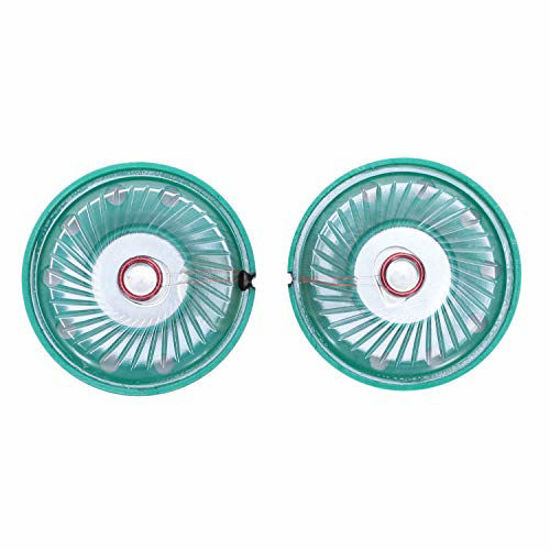 Picture of Essenc 36mm Diameter Aluminum Shell Internal Magnet Speaker 16 Ohm 0.25W 2Pcs