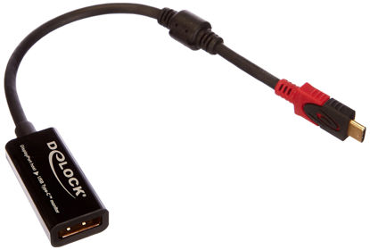 Picture of DeLock DisplayPort Adapter for a USB Type-C Monitor 4K 60 Hz