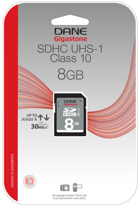 Picture of Dane Elec High Speed 8 GB Class 10 Secure Digital Card DA-SD-1008G-C