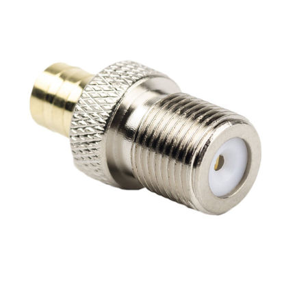 Picture of DHT Electronics RF coaxial coax adapter SMB female to F female for XM Sirius Satellite Radio