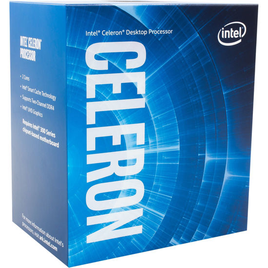 Picture of Intel® Celeron® G4900 Desktop Processor 2 Core 3.1GHz LGA1151 300 Series 54W BX80684G4900