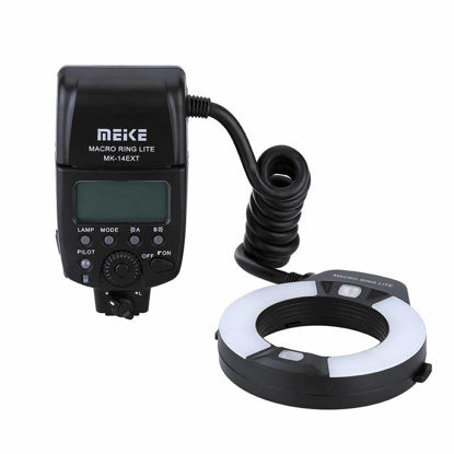 Picture of Meike iTTL TTL LED Macro Ring Flash Light for Nikon d3400 d5600 d5300 d3300 d3200 d3100 d5500 d5200 d5100 d7100 d750 d850 d7200 d500 d810 d7500 d5600 d5500 d7000 d3300 DSLR Camera with Hot Shoe Mount