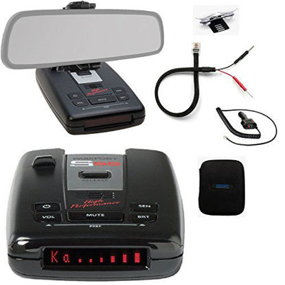 Picture of Escort Passport S55 Pro Radar and Laser Detector with DSP (High-Intensity Red Display) and Complete Mirror Mount Kit