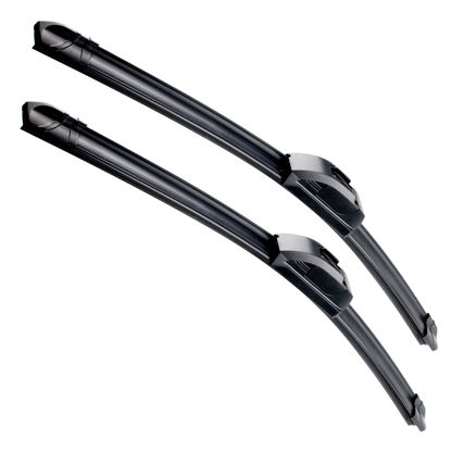 Picture of VTOGOI OEM Quality 22''+14'' Premium All-Season Auto Windshield Natural Rubber J-Hook Wiper Blades(Pack of 2)