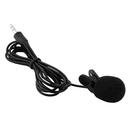 Picture of Mini Hands Free Clip-On Lapel Mic Microphone 3.5mm PC Notebook Laptop Durable Design