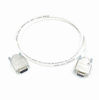 Picture of 15 Foot DB9 Male to Female RS232 Extension Serial Cable - 22 AWG with Plenum White Jacket - Made in USA by Custom Cable Connection