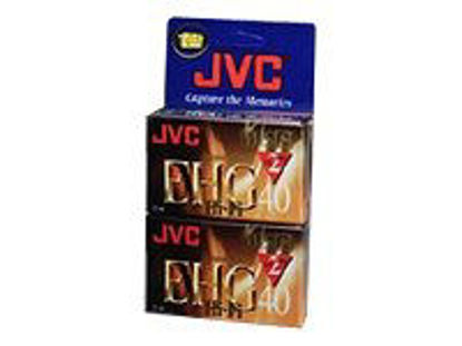 Picture of JVC 40-Minute VHS-C Camcorder Tapes (2 Pack) (TC40EHGBH2)