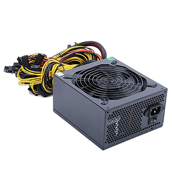 Picture of Etase 2400W PC Power Supply for Bitcoin Mining ATX ETH Mining Machine Support 8 Display Cards GPU 2600W Max for Bitcoin Miner