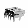 Picture of Mini USB Type B Female Socket, 10 Pcs 5-Pin Right Angle Dip Jack Connector by MUZHI