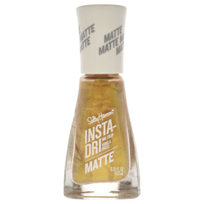 Picture of Sally Hansen Insta Dri Matte Metallics, Gold Rush, 0.31 Fl Oz (Pack of 1)