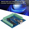 Picture of Akozon CNC USB Card Motion Controller Board, MACH3 USB 4 Axis 100KHz USB CNC Motion Controller Card Breakout Board for Engraving