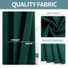 Picture of ChrisDowa Grommet Blackout Curtains for Bedroom and Living Room - 2 Panels Set Thermal Insulated Room Darkening Curtains (Forest Green, 52 x 54 Inch)