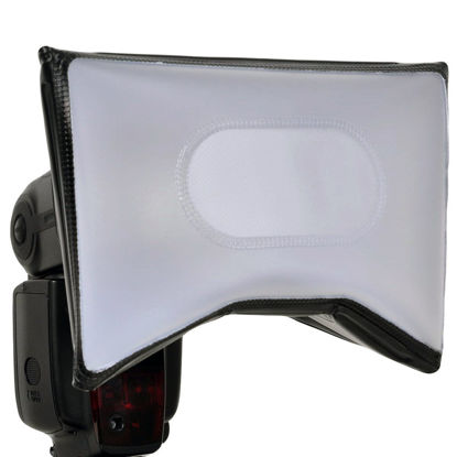 Picture of Opteka SB-15 AF-Compatible 7" X 5" Universal Softbox Diffuser for Camera Flashes