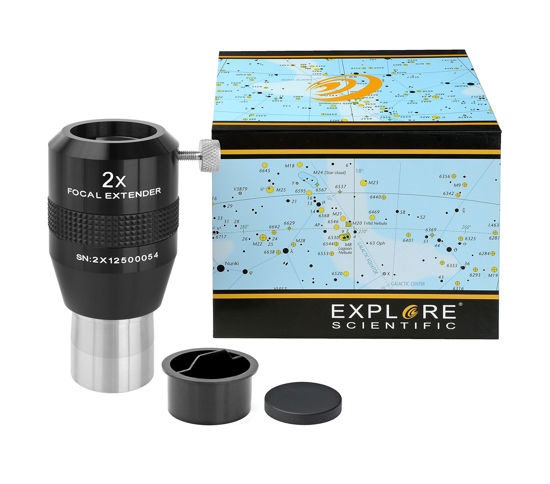 Picture of Explore Scientific Fokal Extender - Barlow Lens to Increase The Focal Length for Telescopes