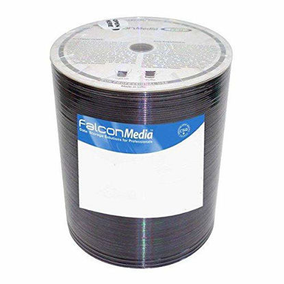 Picture of Disc Makers Falcon 16X 4.7GB White Thermal Printable DVD-R Blank DVD, Pack of 100