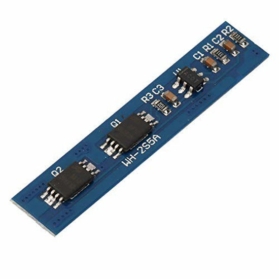 Picture of 2S 5A Lithium Battery Protection Board 7.2V 7.4V 8.4V Polymer Charge Discharge Protection BMS for 2S Rechargeable Battery Pack Including Ni-Co-Mn Lithium Cell, Li-Co Cell.