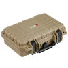 Picture of Eylar Protective Gear and Camera Hard Case Waterproof Dry Box with Foam 11.6 Inch 8.3 Inch 3.8 Inch (Tan)