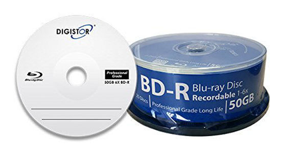 Picture of Digistor 50GB BD-R Media (25 Pack)