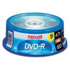 Picture of DVD-R Discs, 4.7GB, 16x, Spindle, Gold, 15/Pack, Sold as 2 Package