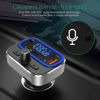 Picture of ORIA Bluetooth FM Transmitter for Car, Upgraded Bluetooth Car Transmitter, Wireless Radio Audio Player, Double Microphone Connection, QC3.0 and USB PD Ports Charger, 7 Colors LED Light Backlit