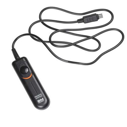 Picture of SMDV Remote Shutter Release Cable for Olympus E-400, E-410, E-420, E-450, E-510, E-520, E-620, SP-57DUZ, SP-560EZ, SP-550EZ, SP-510EZ, E-PL2, E-PL3, E-P2, E-P3, E-M, OM-D E-M5, Replaces Olympus RM-UC1