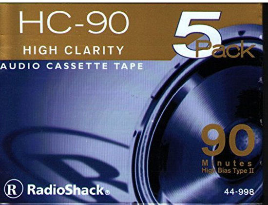 Picture of Radio Shack HC-90 High Clarity Blank Audio Cassette Tapes (High Bias, Type II, 90 Mins)