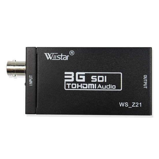 Picture of Mini HD 720P 1080P 3G HD SDI Signals to HDMI Converter Adapter Showing on HDMI Display (SDI to HDMI)