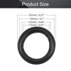 Picture of Fielect 2Pcs 6.6inch/167mm Rubber Speaker Edge Surround Rings Replacement Kit for Speaker Repair or DIY Black