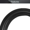 Picture of Fielect 2Pcs 6.6inch/167mm Rubber Speaker Edge Surround Rings Replacement Kit for Speaker Repair or DIY Black